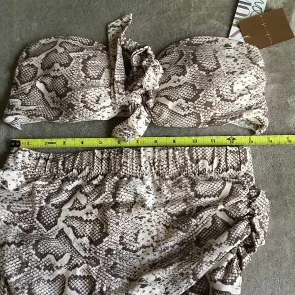 ALMOST FAMOUS Snakeskin 2 Piece set dress Sz M - Picture 5 of 7